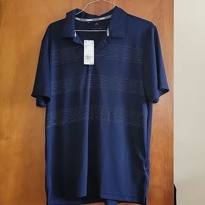 Men's large Adidas golf shirt, navy